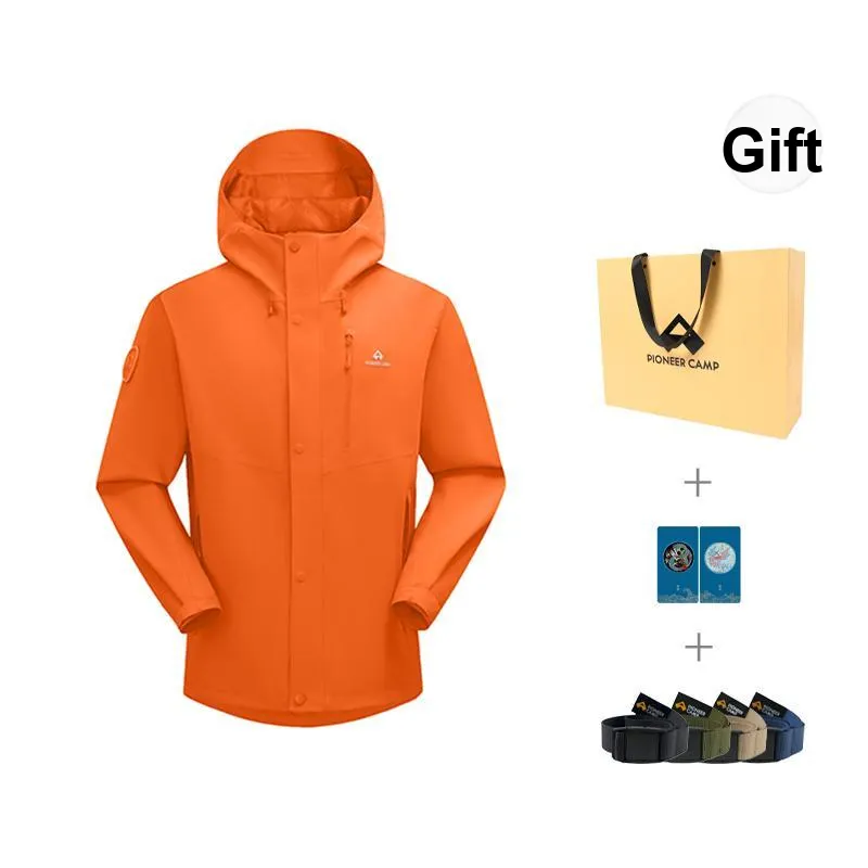 PIONEER CAMP Waterproof, Windproof, Breathable, Abrasion Resistant, Thermal, Water Repellent Windbreaker Jacket Men's-9