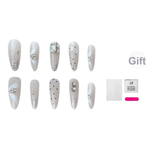 JIABITU Позолоченная лента False Nail Короткий Градиентный Смужка Coquette 17 мм