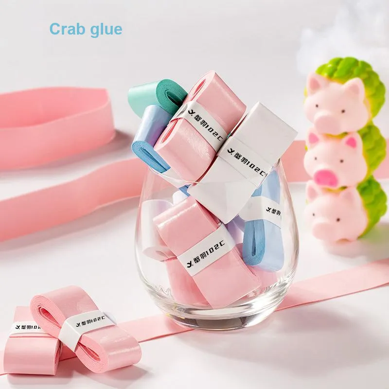 Crab Feathers Badminton Grip Tape Lotus Pink PU Thin-1