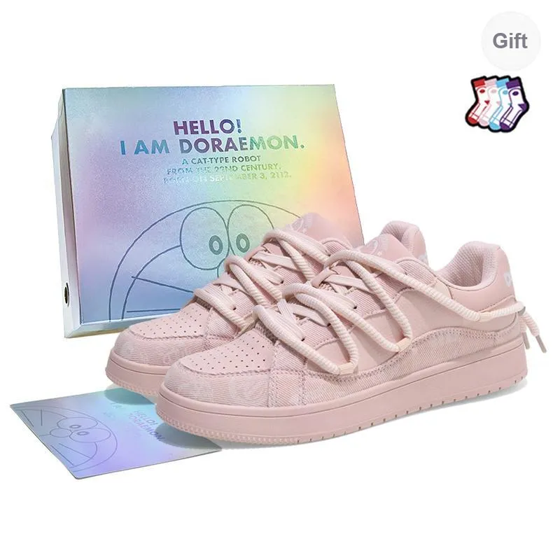 DoraemonA Box Limited Edition Puffy Shoes Low-Top Skateboard Shoes Unisex-162