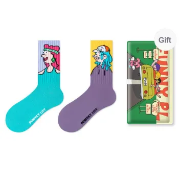 PL Mid Calf Socks Unisex Shopping Bag 2 Pack