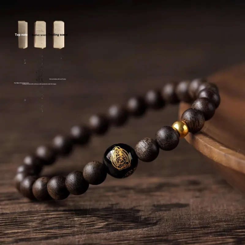 DALONG Aromatic Agarwood Bracelets Unisex-4