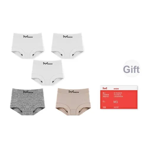 MIIOW Trend Party series Нижнее белье Женское Сумка для покупок 5 пар