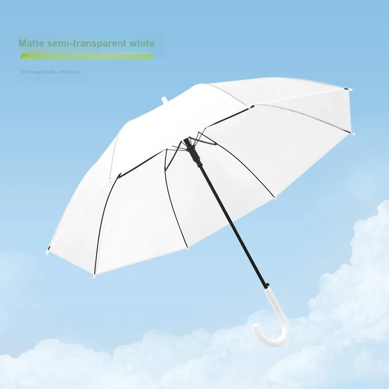 Imono Large Size Double Umbrella With Long Handle White, Black, Various Styles-10