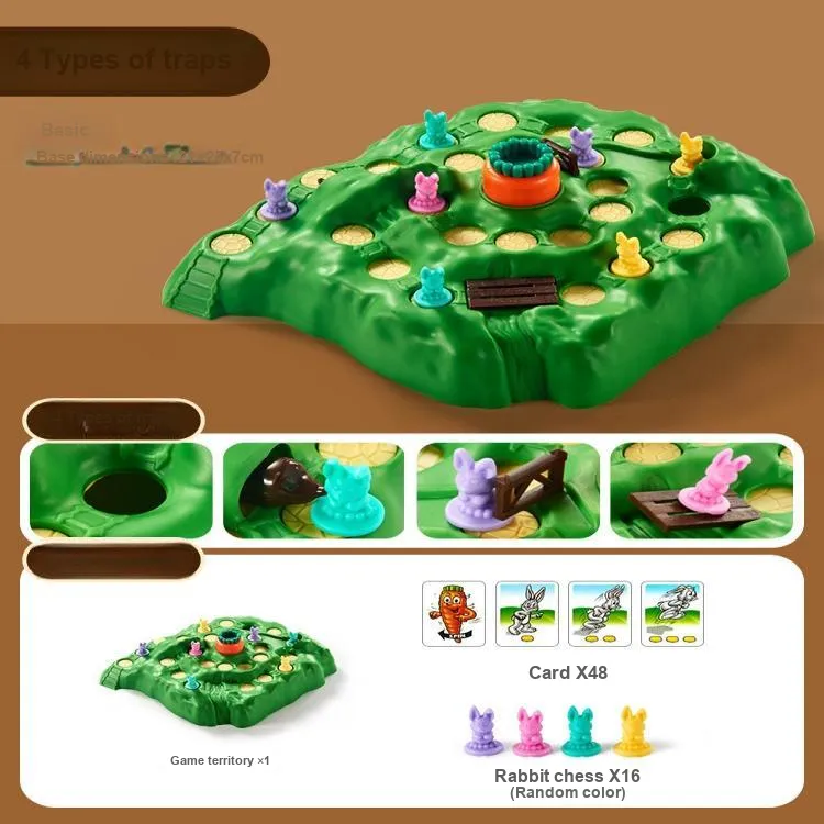 Gollum Rabbit Trap, Card Game For Parents And Kids, Fun And Creative Play Board Games-5