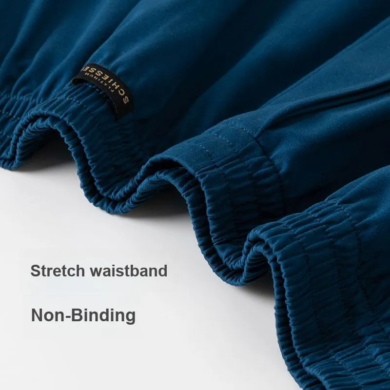Shuya Pajama Pants Men's Peacock Blue-4