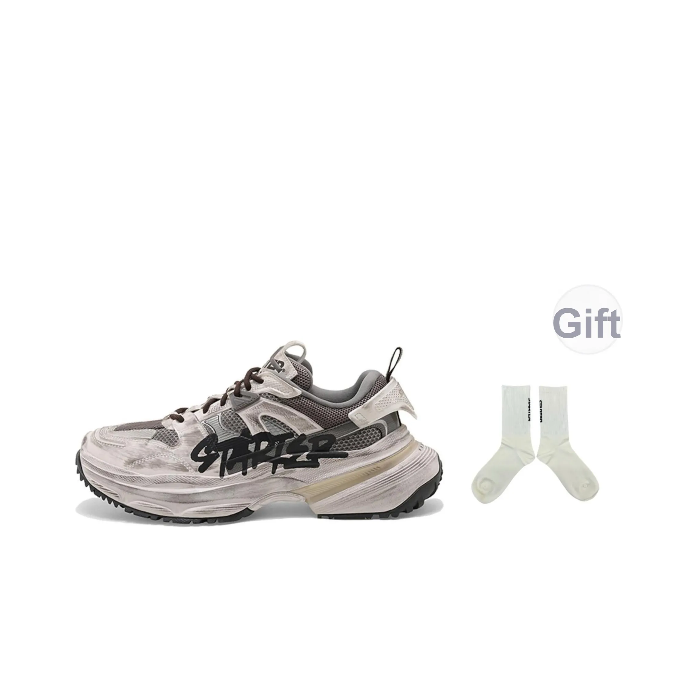 STARTER Chunky Sneakers Unisex Low-Top Gray