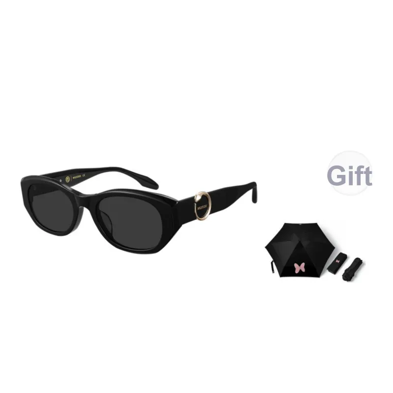 MUJOSH Astral Series Plate And Metal Oval Sun Protection Sunglasses With UV Protection Unisex-0