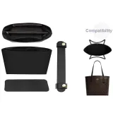 City33 (Black Brown) Black Liner+Bottom Pad+Shoulder Strap Pad[Anti-Sinking Three-Piece Set]