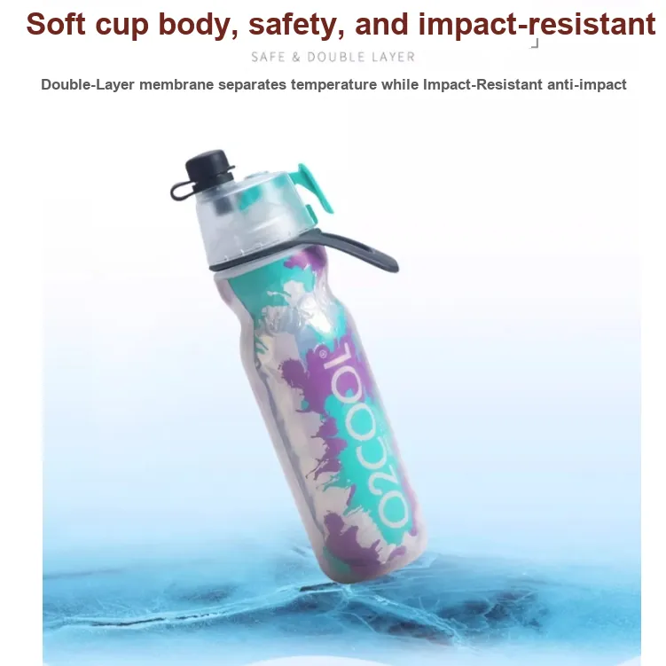 O2COOL Outdoor Water Equipment Water Container 590ml Low Density Polyethylene ABS Resin-5