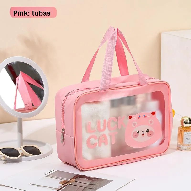 Gentle Welcome Wet/Dry Separation Portable Travel Large Capacity Waterproof Bag Cosmetics Storage Bag-11
