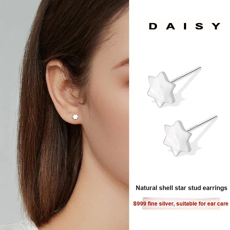 Daisy Dream Full Sterling Silver Stud Earrings Women's-4