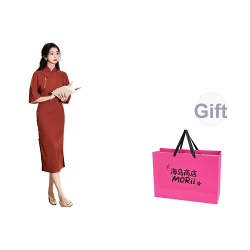 MORii Короткий рукав Платье Женское