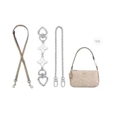 Silver[Modified Underarm/Crossbody Three-Piece Set]