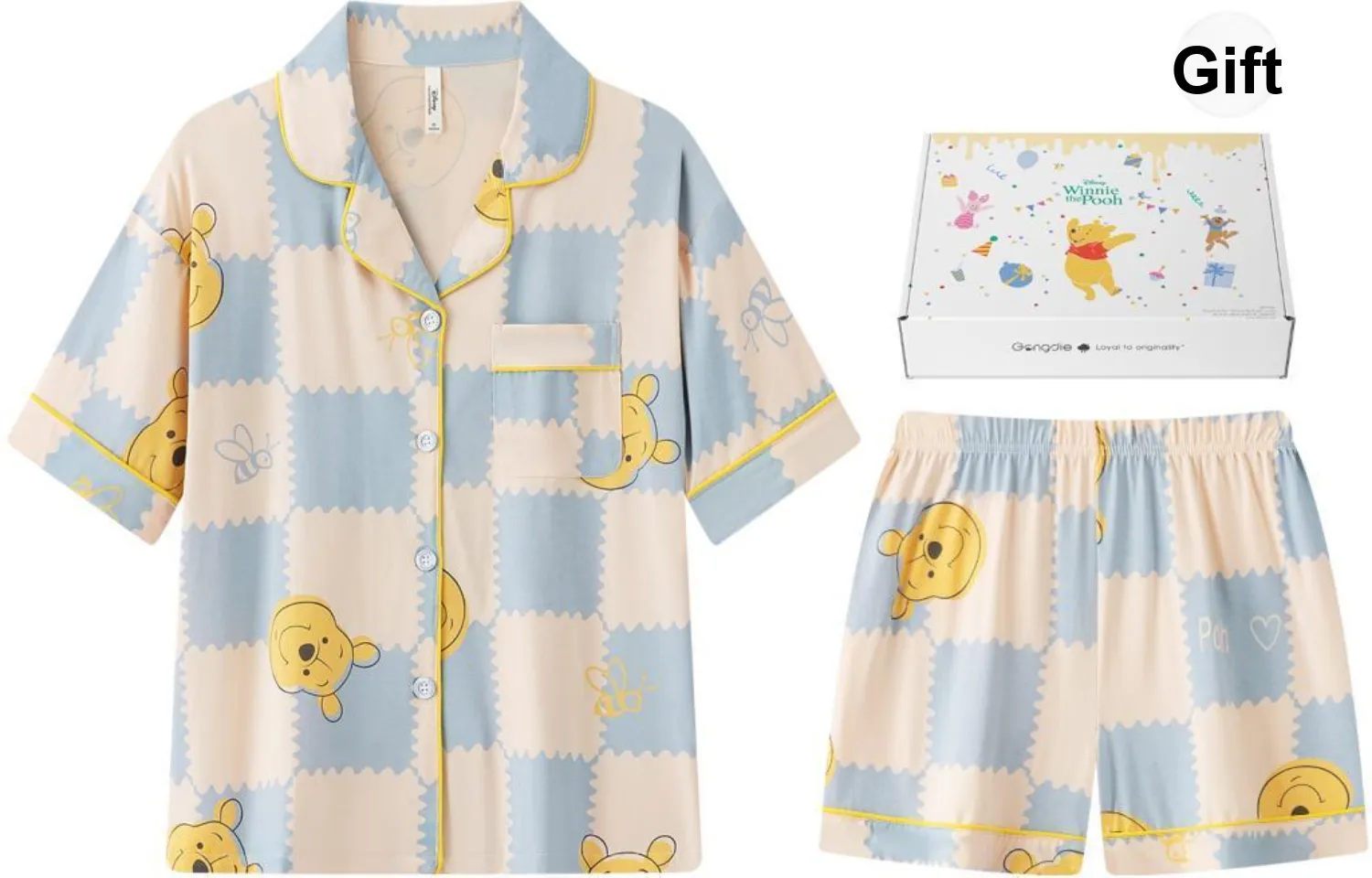 Gongdie x Disney Pajama Set Unisex Gift Box Set