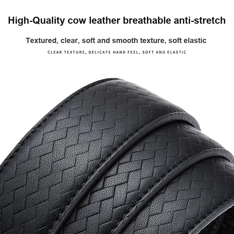 ROBINHOOD Cow Split Leather Belts Men's 3.5cm-3