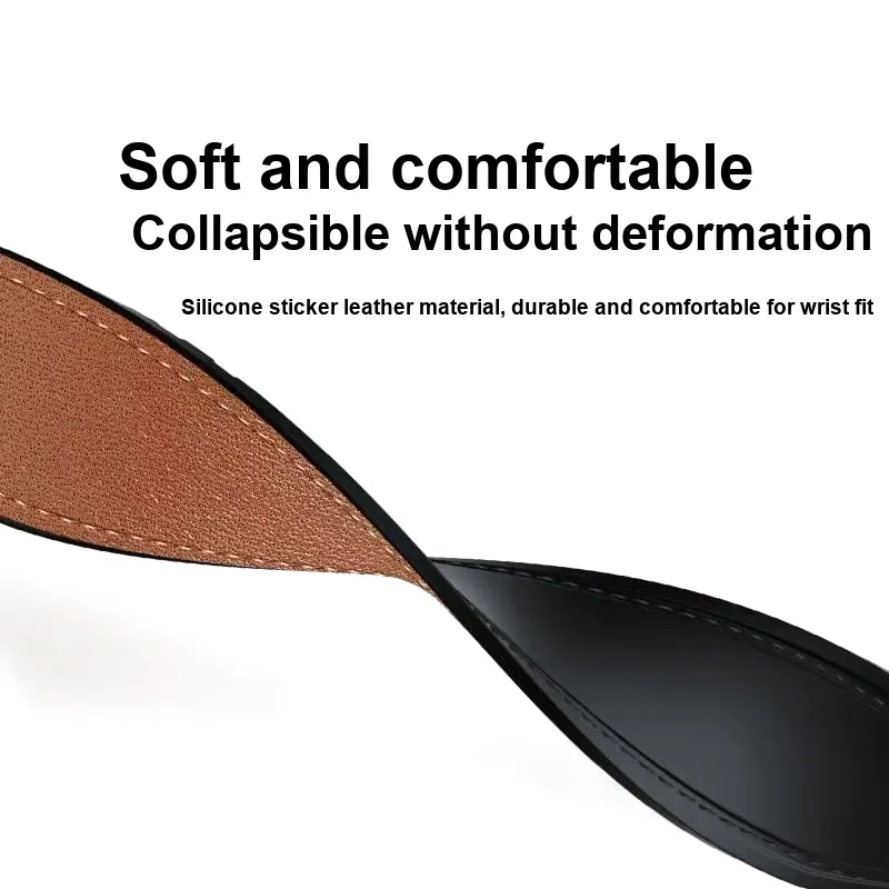 Vobafe OPPO Compatibility Watch Band 20.3cm Silicone, Leather Material-2