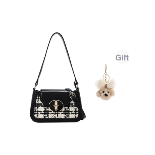 Carit Koty Полиуретан ПУ (полиуретан) Сумка через плечо Стандартная Женская Черная