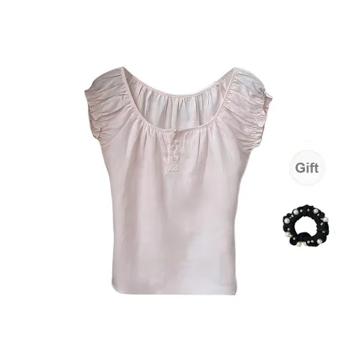 WUSHANSHAN Puff Sleeve T Shirt Women's