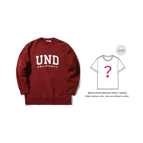 UNDEFEATED Совместное издание Темно-красный Короткий рукав Размер Size в соответствии с заказом Унисекс Свитшоты