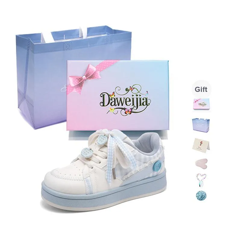Dawei's House Low Top Skateboard Shoes Women's Gift Box Set-15
