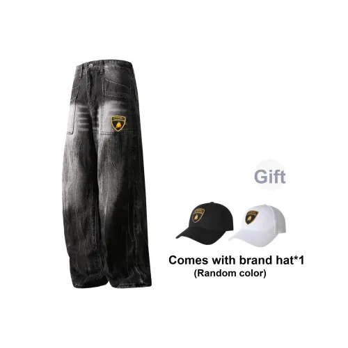 AUTOMOBILI LAMBORGHINI Джинсы Унисекс