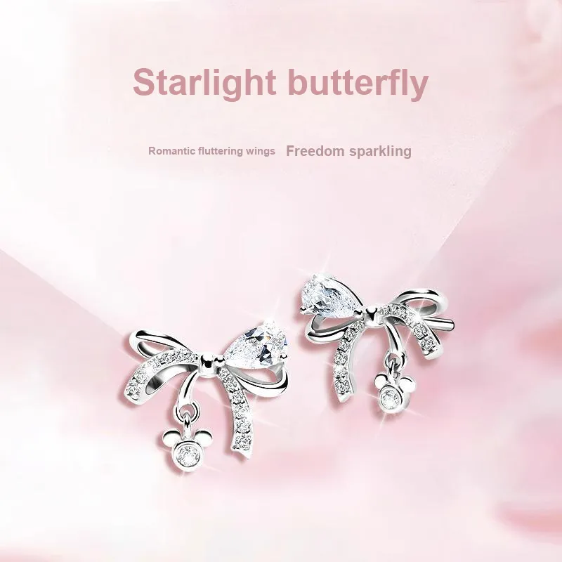 Disney S925 Silver Earrings Women's-12