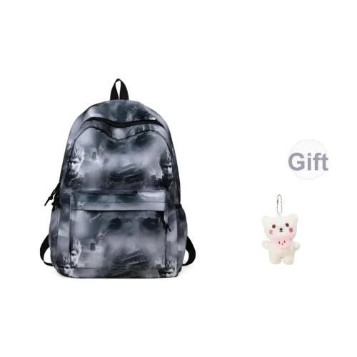 PULEWEI Nylon Backpack Standard Unisex Black Pink Green PULEWEI Нейлон Рюкзак Стандартный Унисекс Черный Розовый Зеленый