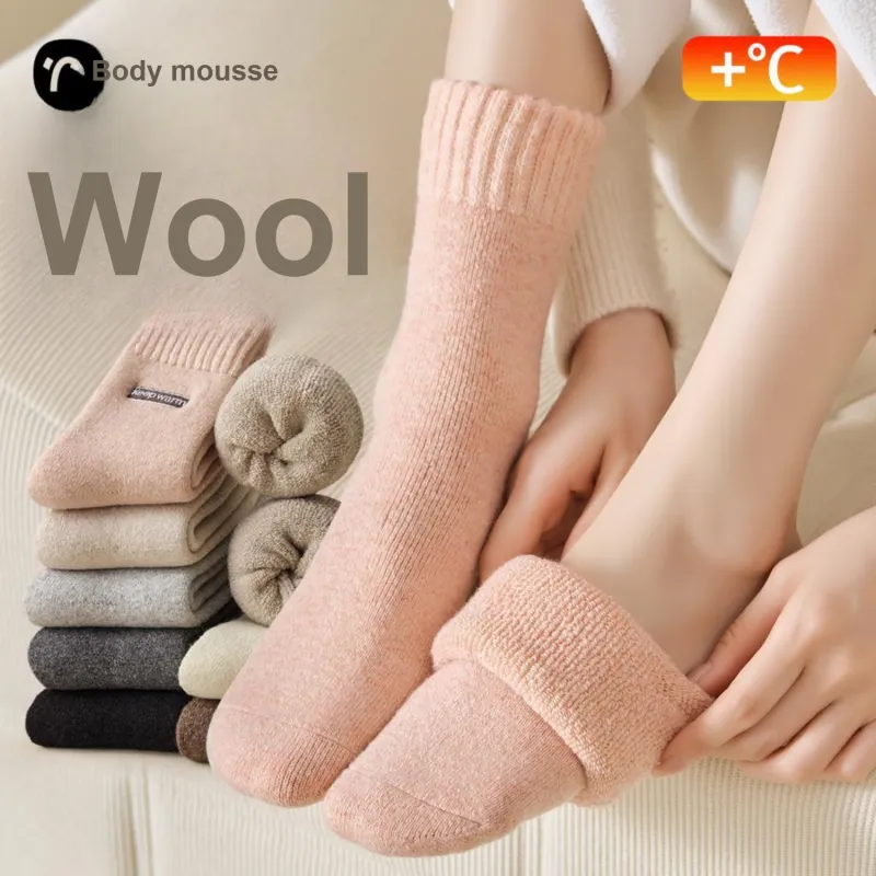 Temooues Mid Calf Socks Women's 4 Pack-2