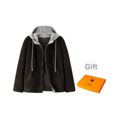 AUTOMOBILI LAMBORGHINI Хлопковый пуховик унисекс