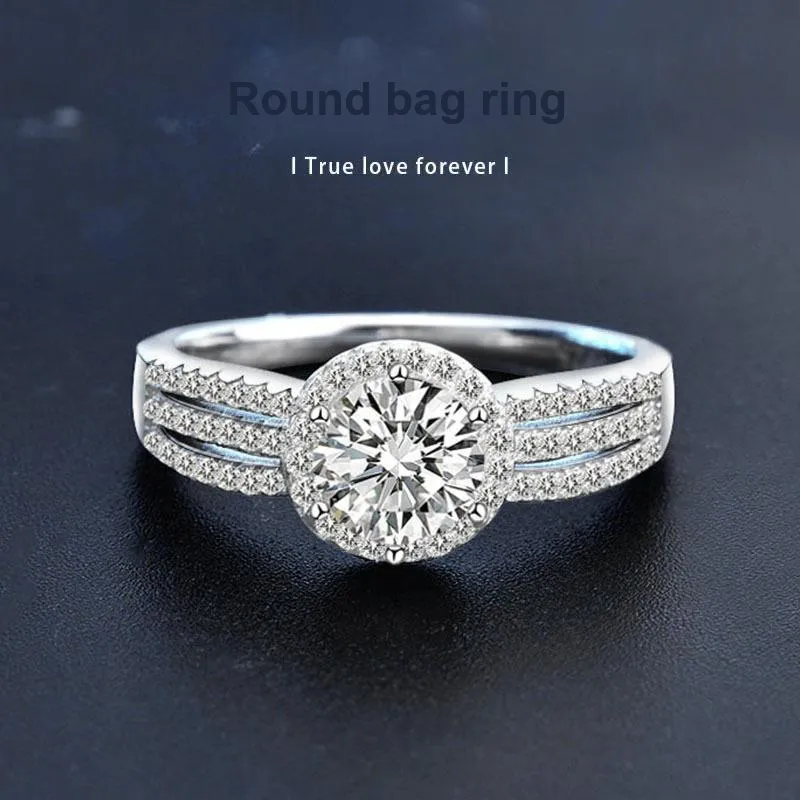 WUMZK 925 Sterling Silver Rings Unisex-1