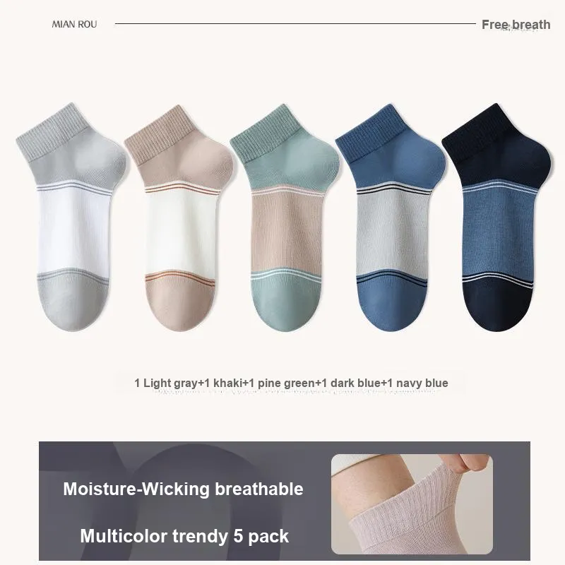 7 SEVFUN Ankle Socks Men's 5 Pack-1