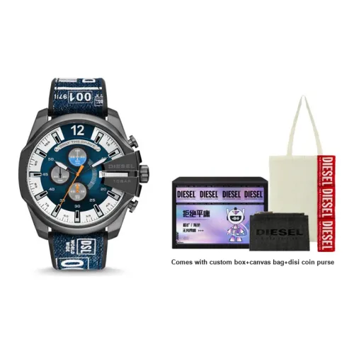 DIESEL Armor Series Мужские часы Кварцевый механизм Ремешок из нержавеющей стали Красный циферблат Мужские часы