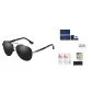 Black Silver Gray Lens