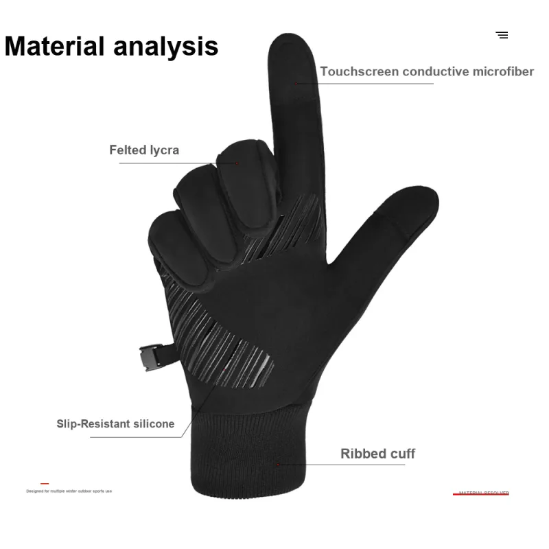 BOODUN Riding Equipment Cycling Glove Outdoor Unisex Lycra Microfiber S/M/L-1