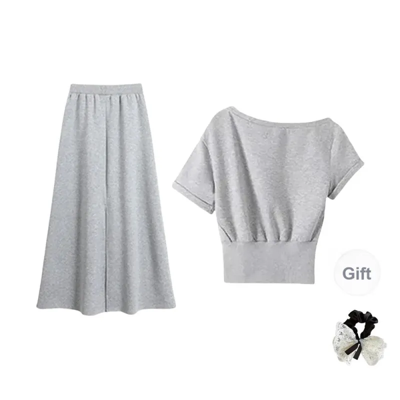TUSHIFEI Two Piece Skirt Sets Women's-7
