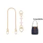 [Gold-Tone]Decorative Chain+Four-Leaf Clover Extender Chain