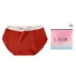 [7A Antibacterial 100% cotton]Red 1 Pack