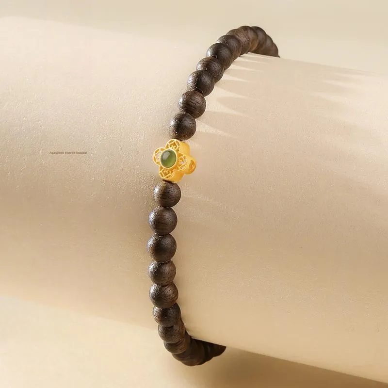 MUSHENGYUAN Fragrance Agarwood Bracelets Women's-2