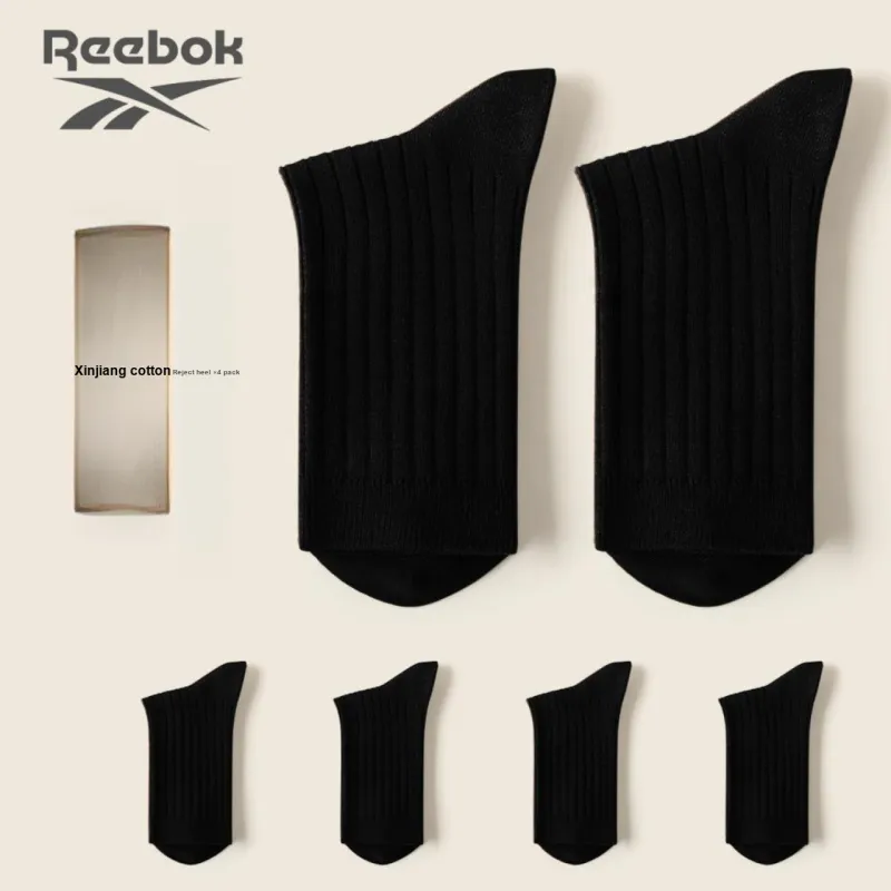 Reebok Mid Calf Socks Unisex 4 Pack-8