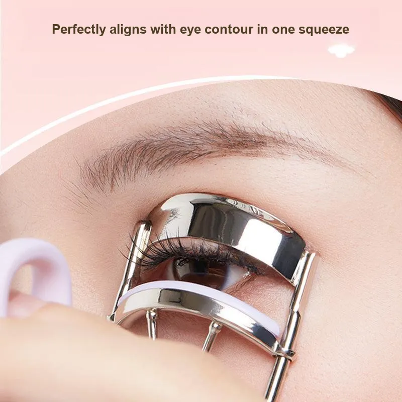 GECOMO Wide Angle All in One Eyelash Curler For Long Lasting Shaping And Portable Use Curling Shaping-5