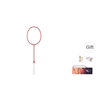 VICTOR TK CNYT Full Carbon Badminton Rackets Offensive Hard Head Professional Grade Unisex Red