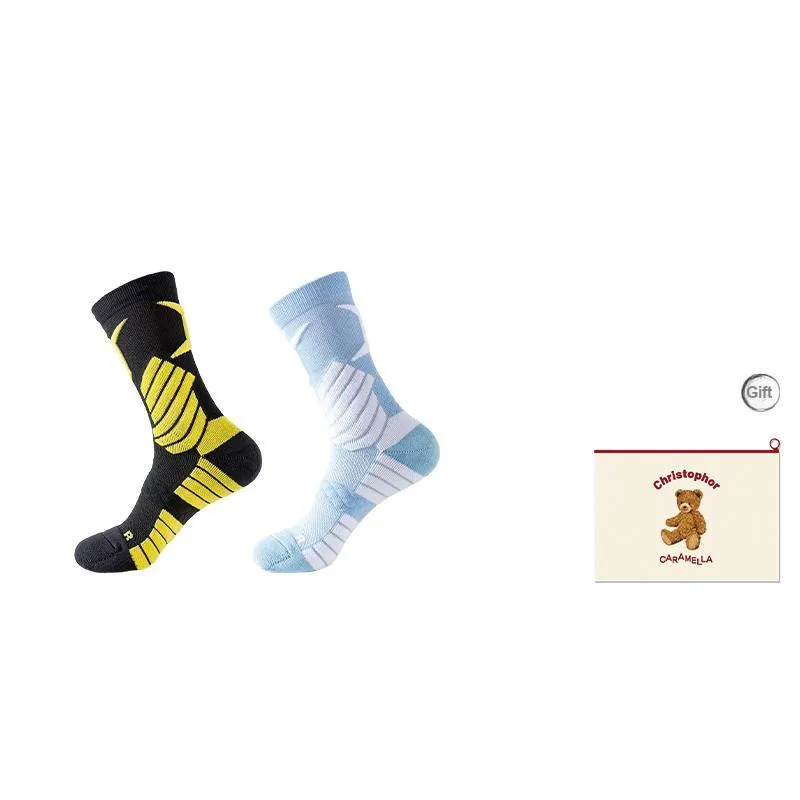 Caramella Basketball Socks Men's Shopping Bag Combo Set-18