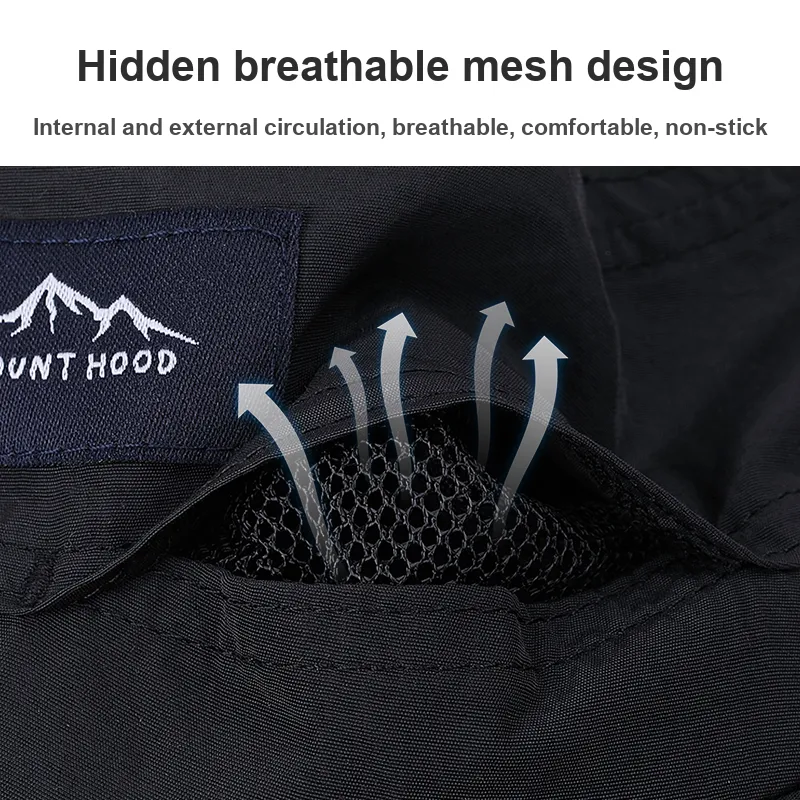 DENSSYNE Polyester Bucket Hats Unisex-2