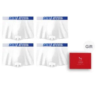 RED DRAGONFLY Cotton Panties Men's 4 Pack Gift Box Set