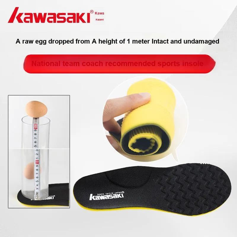 Kawasaki Badminton Equipment Unisex Slip Resistant Moisture Wicking Breathable Shock Absorbers-4