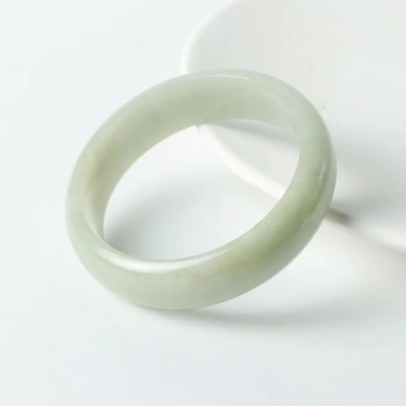 South Asia Bean Type Jadeite Bangles Women's-2