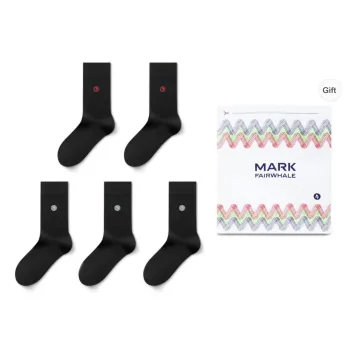FAIRWHALE Socks Gift Box Unisex 5 Pack