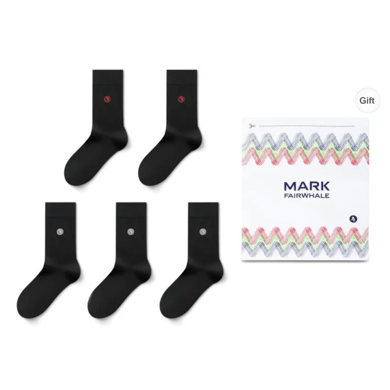 FAIRWHALE Socks Gift Box Unisex 5 Pack-4