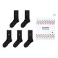 Box 5 Pack (Black Red 2+Black White 3)